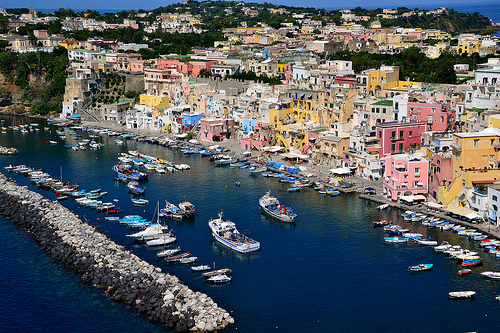 Marina Corricella, Procida. islas de Italia