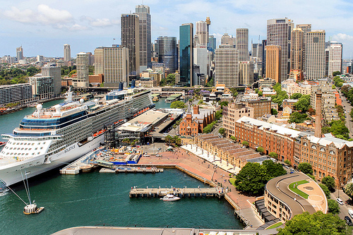 Sydney Harbour and Skyline. Puertos más hermosos
