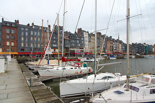 Vieux port de Honfleur. puertos más hermosos