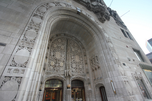 Chicago Tribune Tower Exterior 3. Chicago gratis