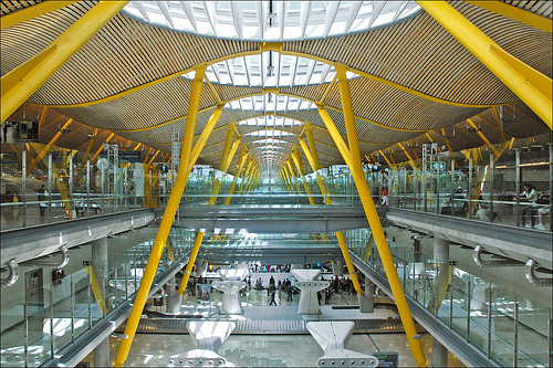 Barajas Airport (Madrid). aeropuertos más espectaculares