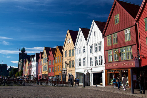 Bergen. ciudades de Noruega