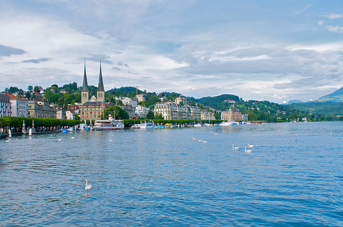Lucerne lake. lagos de Suiza