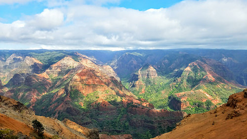 Waimea canyon. cañones más espectaculares