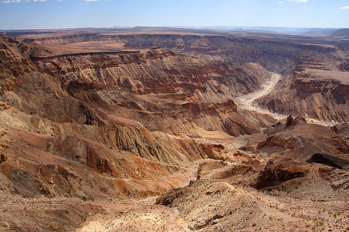 Fish Canyon, Namibia. cañones más espectaculares