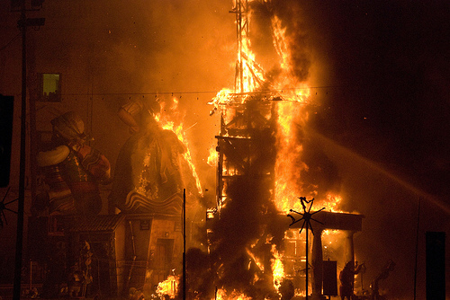 Valencia - Las Fallas. celebraciones más extrañas