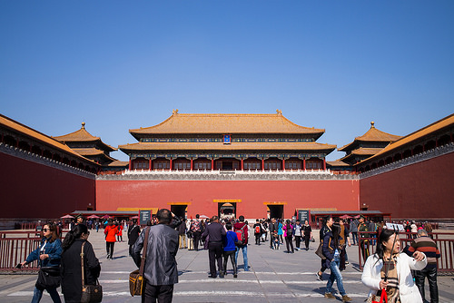 Entrance to the Forbidden City, Beijing. ciudades de China