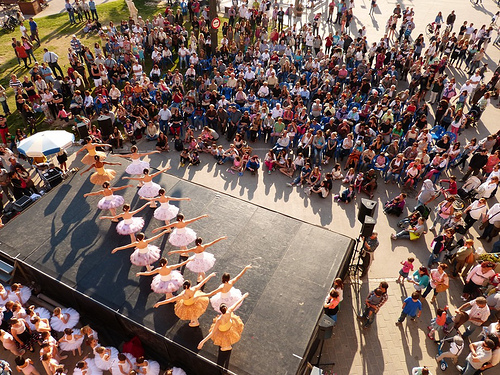 Acto cultural en sitges