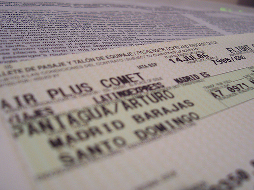 Billete de avion