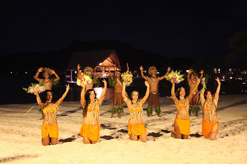 Restaurante en bora bora