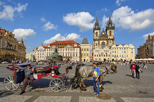 Plaza del casco antiguo de praga