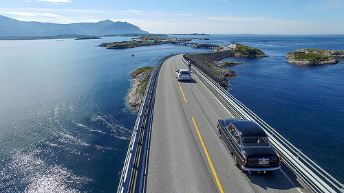 Atlantic ocean road