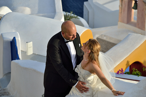 Casarse en europa santorini