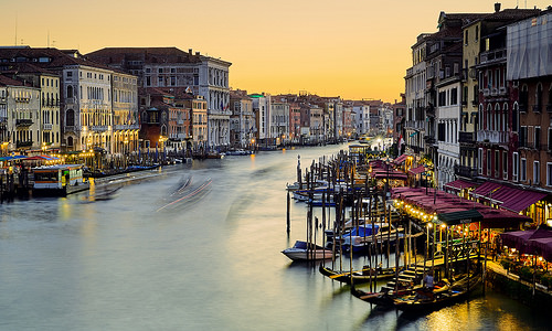 Gran canal de venecia